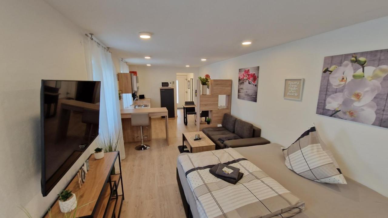 Appartment-Ferienwohnug mit Küche, Bad, kostenlos WLAN und Stellplatz, Modern eingerichtet Roding Exterior foto
